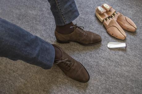 Review Oxford ante marrón chocolate de Vidal Fernández.