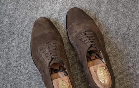 Review Oxford ante marrón chocolate de Vidal Fernández.