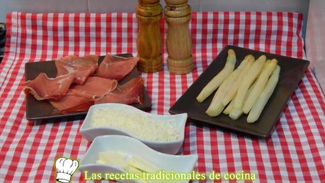 Receta de espárragos blancos