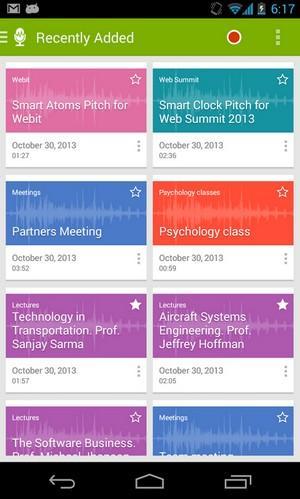 Recordense para Android es una excelente aplicación para grabar notas de voz recordense-1