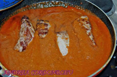 SOLOMILLO DE CERDO CON SALSA DE VERDURAS. SIN GRASA. APTO PARA DIETAS.
