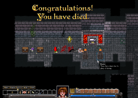Dungeons of Dredmor roquelike casual con una gran dosis de humor.