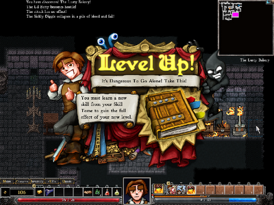 Dungeons of Dredmor roquelike casual con una gran dosis de humor.