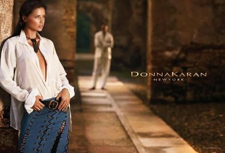 Adriana Lima Increíble para Donna Karam Spring 2014