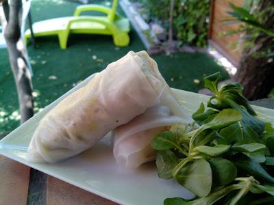 Rollitos de... de lo que quieras! Los míos son de verduras y restos, y los tuyos? :)