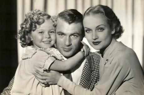 En el set con Shirley Temple