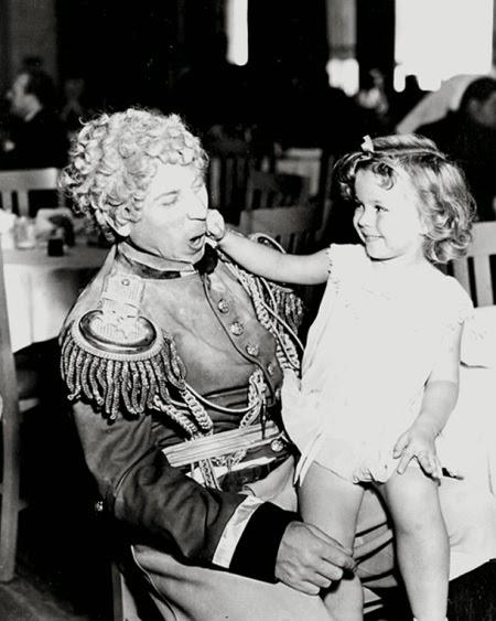 En el set con Shirley Temple