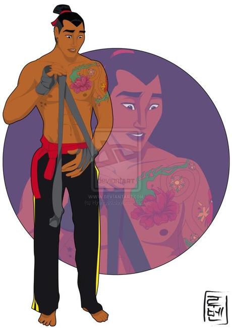 Si los personajes de Disney fueran estudiantes modernos.