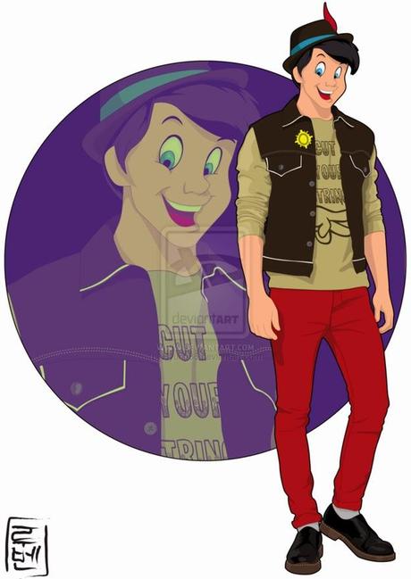 Si los personajes de Disney fueran estudiantes modernos.