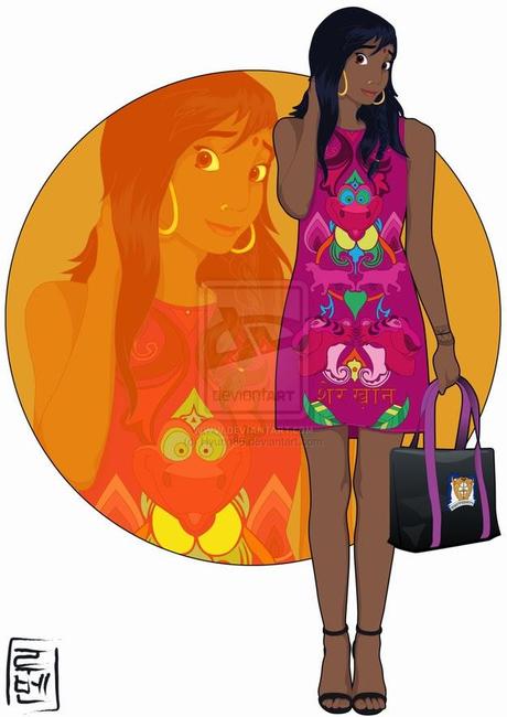 Si los personajes de Disney fueran estudiantes modernos.