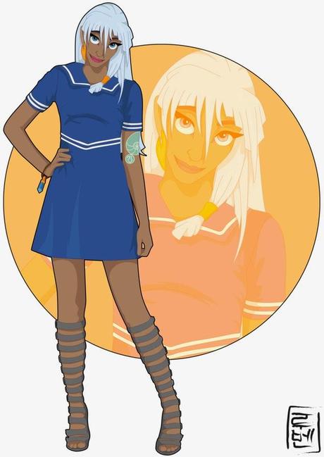 Si los personajes de Disney fueran estudiantes modernos.