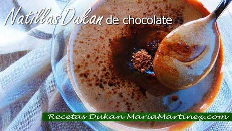 Natillas Dukan de chocolate (sin huevo ni maizena)