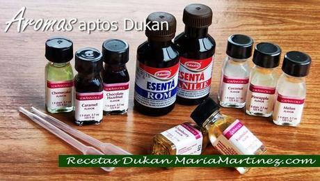 Aromas Dieta Dukan: dónde comprar aromas