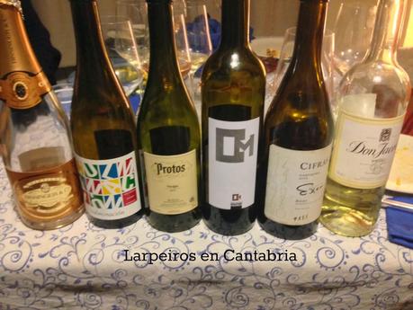 Cata de blancos, se empieza con un blanco y se acaba....