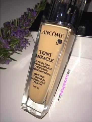 Teint Miracle Vs Miracle Air de Teint de Lancome.