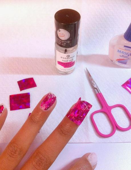 Pegamento para foil de essence / Foil nail art.