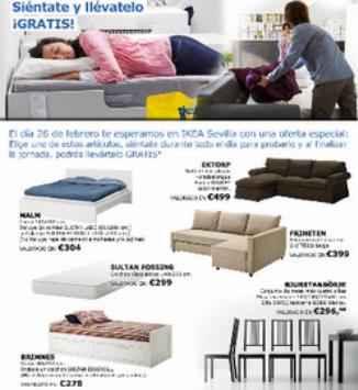IKEA crea una original acción de marketing en Sevilla y regala algunos muebles a varios clientes.
