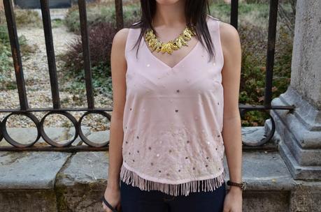 Oasap: Leaf necklace Oasap: Leaf necklace