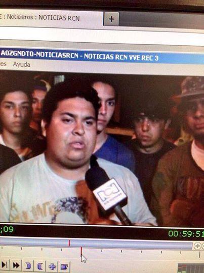 Foto: Daniel Tinoco, el estudiante asesinado en el Estado Tachira , hablo el pasado 24 de febrero con Noticias RCN