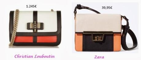 Clones de calzado y bolsos en Zara