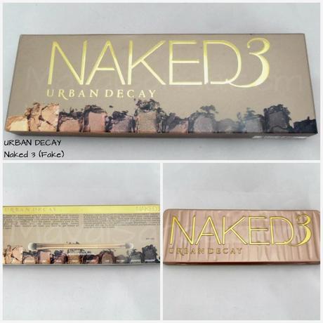 Nueva NAKED3 URBAN DECAY (Fake) de Aliexpress