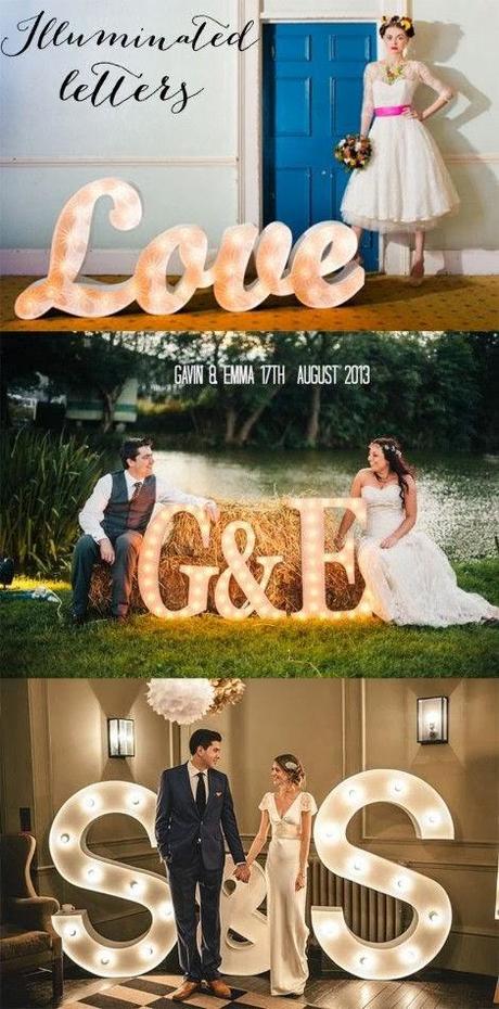 Es Tendencia: grandes letras con mucho LOVE en las bodas