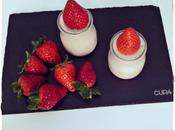 Mousse chocolate blanco fresas