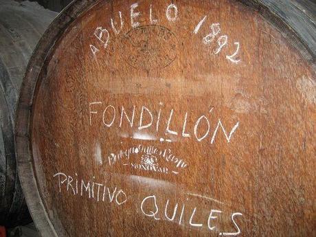 Primitivo Quiles.Solera el abuelo.Fondillon