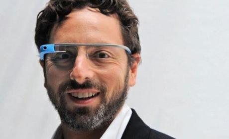 Sergey Brin y sus GOOGLE GLASS