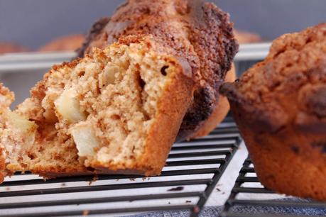 Receta Muffins de manzana y canela