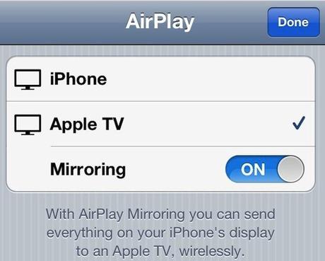 iPhone Airplay