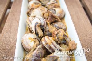 Caracoles con salsa picante