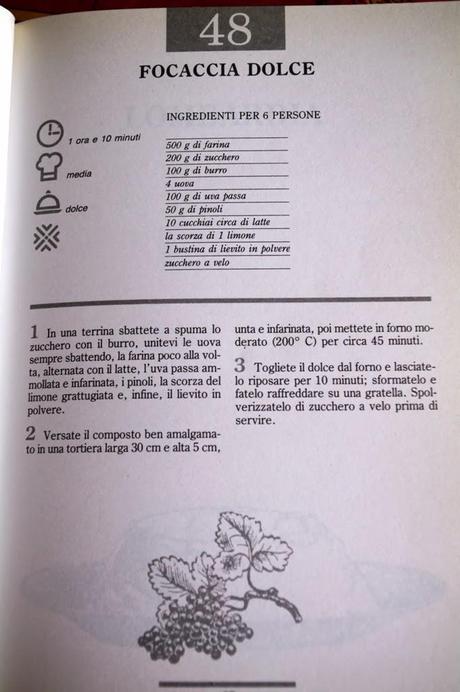 FOCACCIA DOLCE - RETO DULCE CRI: LIGURIA