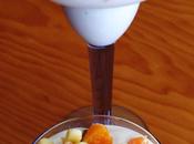 Crema yogur queso frutas