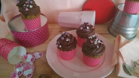 Cupcakes de San Valentín