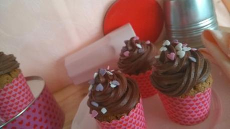 Cupcakes de San Valentín