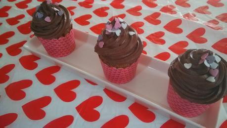 Cupcakes de San Valentín
