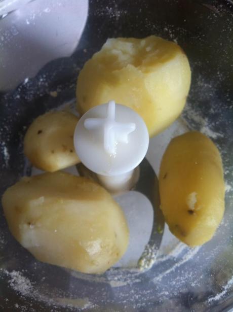 Patata y chocolate blanco!!!