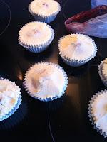 Cupcakes de frambuesa y chocolate blanco!