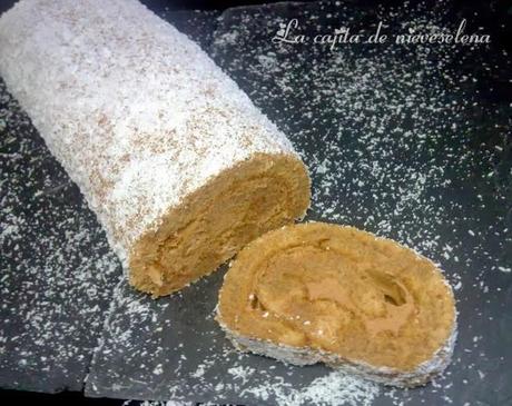 Brazo de gitano de chocolate y coco