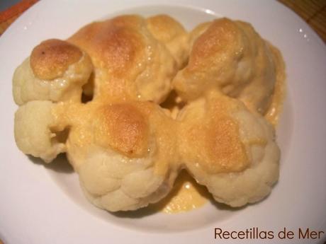 COLIFLOR CON MAYONESA Y PIMENTON GRATINADA