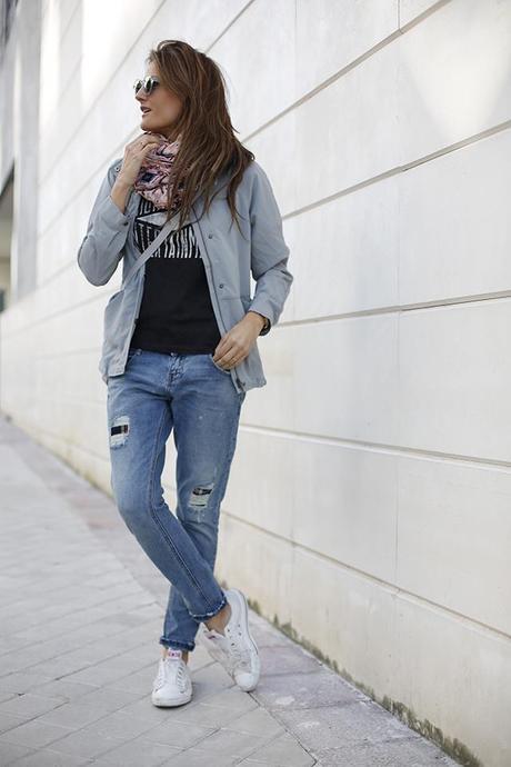 trucco, office chis, 41 eyewear, seen, boyfriend jeans, parka, grey, lacambra satchel, converse, maje, BIMBA Y LOLA, 