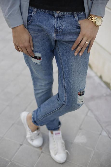 trucco, office chis, 41 eyewear, seen, boyfriend jeans, parka, grey, lacambra satchel, converse, maje, BIMBA Y LOLA, 