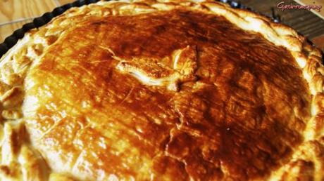 pastel de pollo y puerros