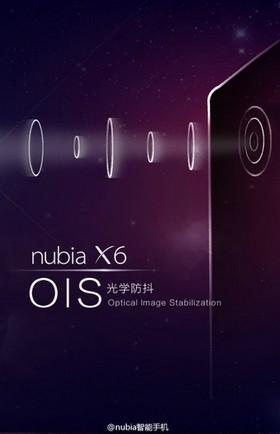 ZTE Nubia X6 contará con estabilizador óptico para la cámara