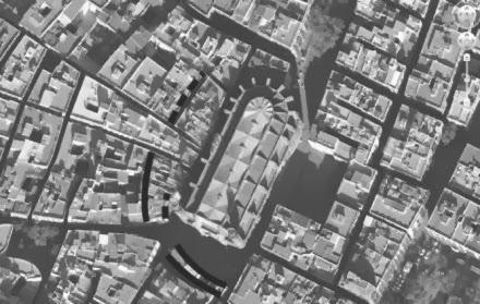 La oculta ubicación del anfiteatro romano de Barcelona