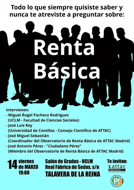Acto sobre Renta Básica de Ciudadanía en Talavera de la Reina