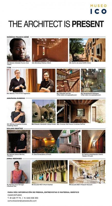 Modos responsables de hacer arquitectura en el Museo ICO, desde el 13 de marzo Imágenes The Architect is present