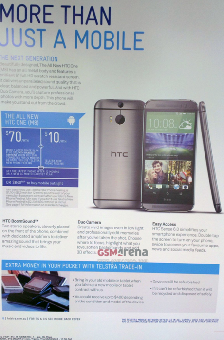 Nuevos detalles sobre la cámara del próximo HTC One HTC One 2014