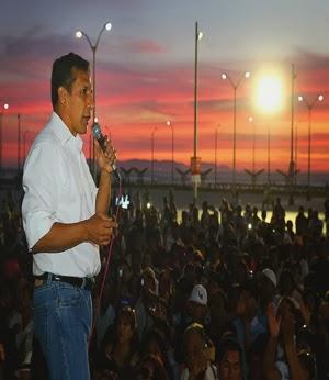 OLLANTA HUMALA INAUGURA “ALAMEDA DEL LITORAL” EN PISCO – ICA… Obra beneficia a más de 23 mil habitantes de la zona